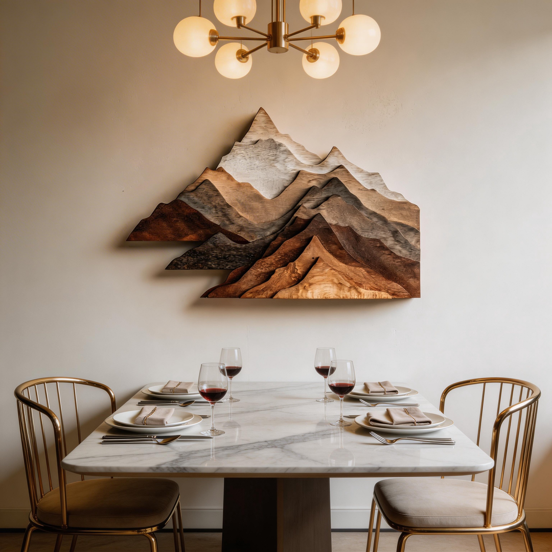 Alpine Ridge ｜ Wall Sculpture