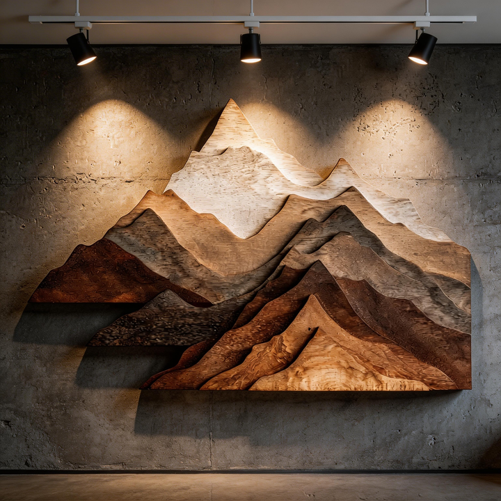 Alpine Ridge ｜ Wall Sculpture