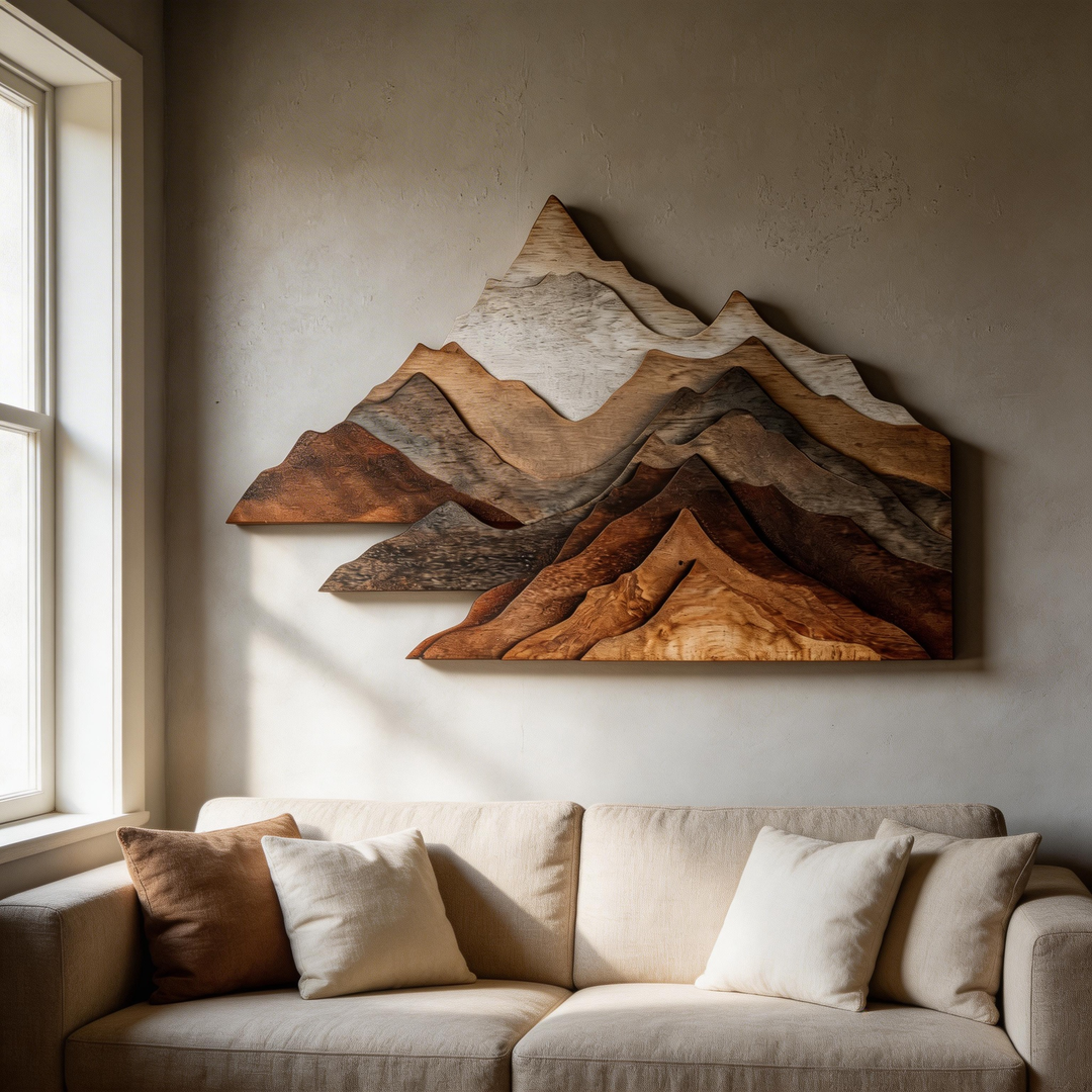 Alpine Ridge ｜ Wall Sculpture